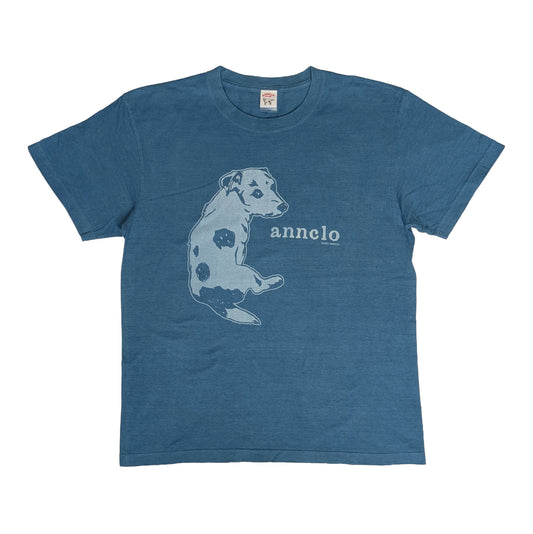 正藍染Tシャツ（ジャックラッセルテリア）