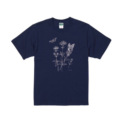 フジバカマとアサギマダラTシャツ