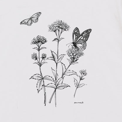 フジバカマとアサギマダラTシャツ